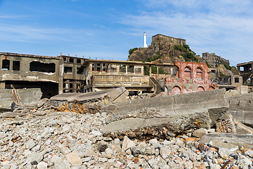 Image showing Abandoned Gunkanjima in Nagasaki