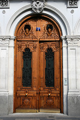 Image showing Wooden door