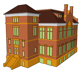 Image showing Home in apartment vector or color illustration