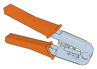 Image showing Pliers hand tools vector or color illustration