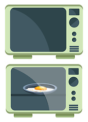 Image showing Microwave vector color illustration.
