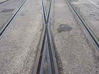 Image showing Railway track detail