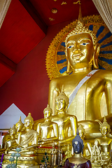 Image showing Buddha statue in Wat Phra Singh temple, Chiang Mai, Thailand