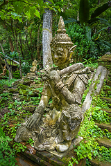 Image showing Guardian statue in Wat Palad temple, Chiang Mai, Thailand