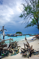 Image showing Tropical beach in Koh Lipe, Thailand