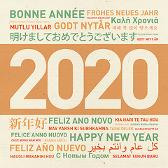 Image showing Happy new year from the world