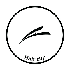 Image showing Hair clip icon