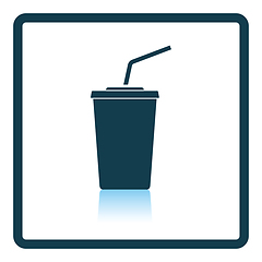 Image showing Cinema soda drink icon