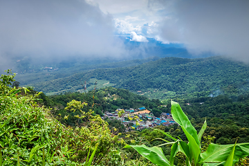 Image showing Doi Pui Mong hill tribe village landscape, Chiang Mai, Thailand