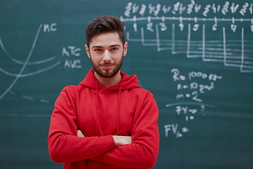 Image showing the student does the task on the board