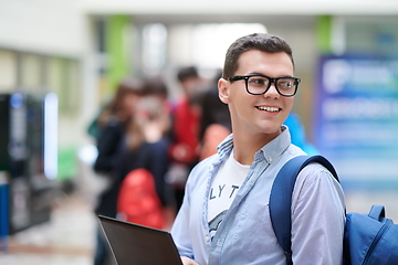 Image showing student using modern technology in school