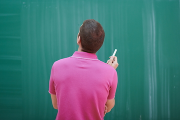 Image showing the student does the task on the board