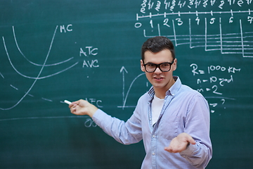 Image showing the student does the task on the board