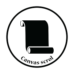 Image showing Canvas scroll icon