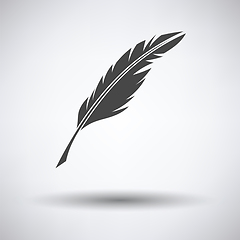 Image showing Writing feather icon