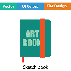 Image showing Sketch book icon