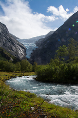 Image showing Briksdalsbreen, Sogn og Fjordane, Norway