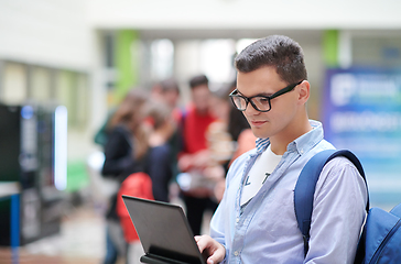 Image showing student using modern technology in school