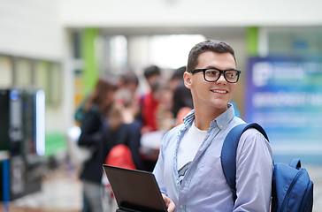 Image showing student using modern technology in school