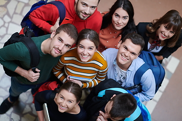 Image showing students in school together in problem