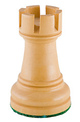 Image showing Chess piece - white rook