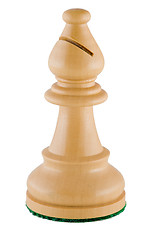 Image showing Chess piece - white bishop