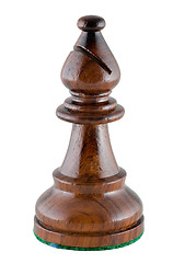 Image showing Chess piece - black bishop