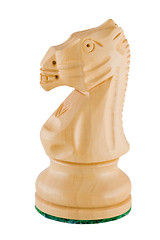 Image showing Chess piece - white knight