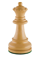 Image showing Chess piece - white queen
