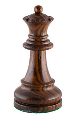 Image showing Chess piece - black queen