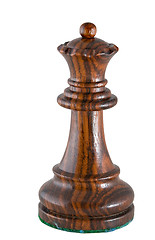 Image showing Chess piece - black queen