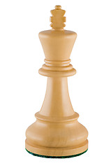 Image showing Chess piece - white king