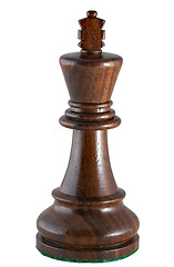 Image showing Chess piece - black king