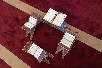 Image showing The holy book of the Koran on the stand