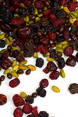 Image showing dried fruit and pistacios