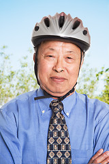 Image showing Senior asian businessman 