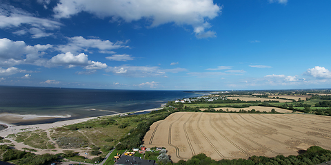 Image showing Grainfield near Laboe, Germany