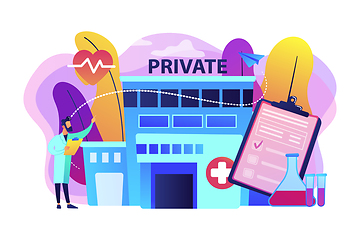 Image showing Private healthcare concept vector illustration.