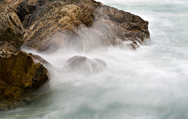 Image showing soft water on rocks