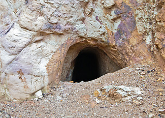 Image showing old mine or cave