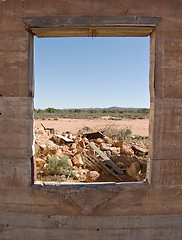 Image showing old ruins in the desert