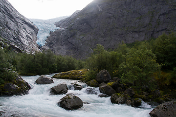 Image showing Briksdalsbreen, Sogn og Fjordane, Norway