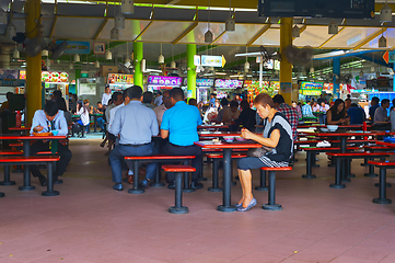 Image showing People at food court. Singapore