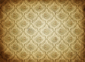 Image showing old wallpaper background