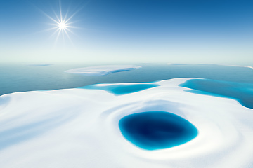 Image showing north pole scenery