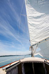 Image showing Sailing boat at Starnberg Lake in Germany