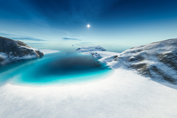 Image showing north pole scenery