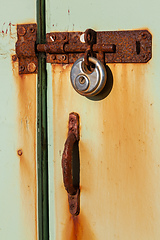 Image showing old rusty lock