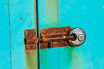 Image showing old rusty lock