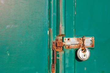 Image showing old rusty lock